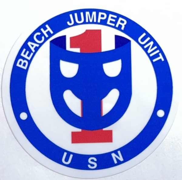 US Navy Beach Jumper Unit 1 Sticker Decal Patch Co