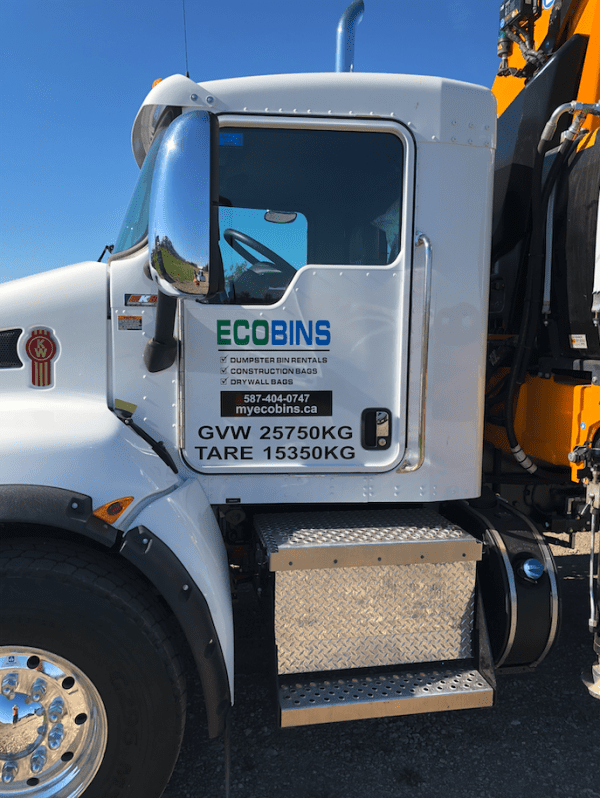 Big Rig Door / GVW Tare Decals Decals and Signs