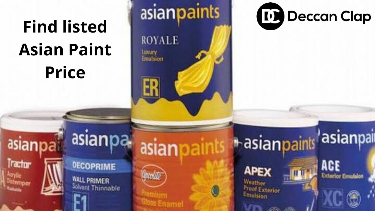 Find listed Asian Paint Products for Interior, Exterior via Deccanclap