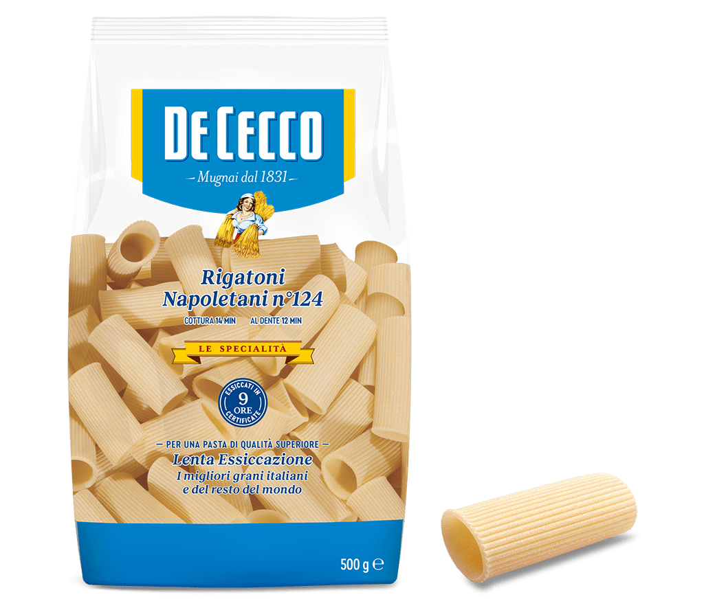 Rigatoni napoletani rustiques Italian Pasta De Cecco Recipes