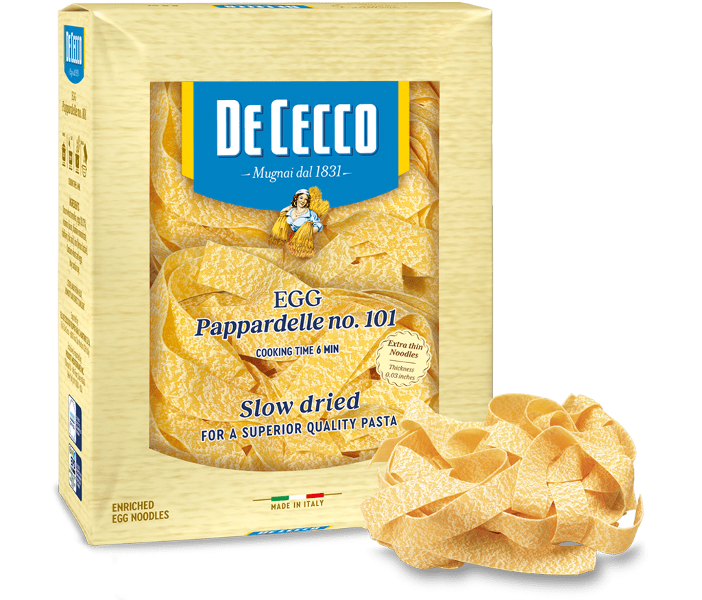 Egg Pappardelle no. 101 Pasta De Cecco USA