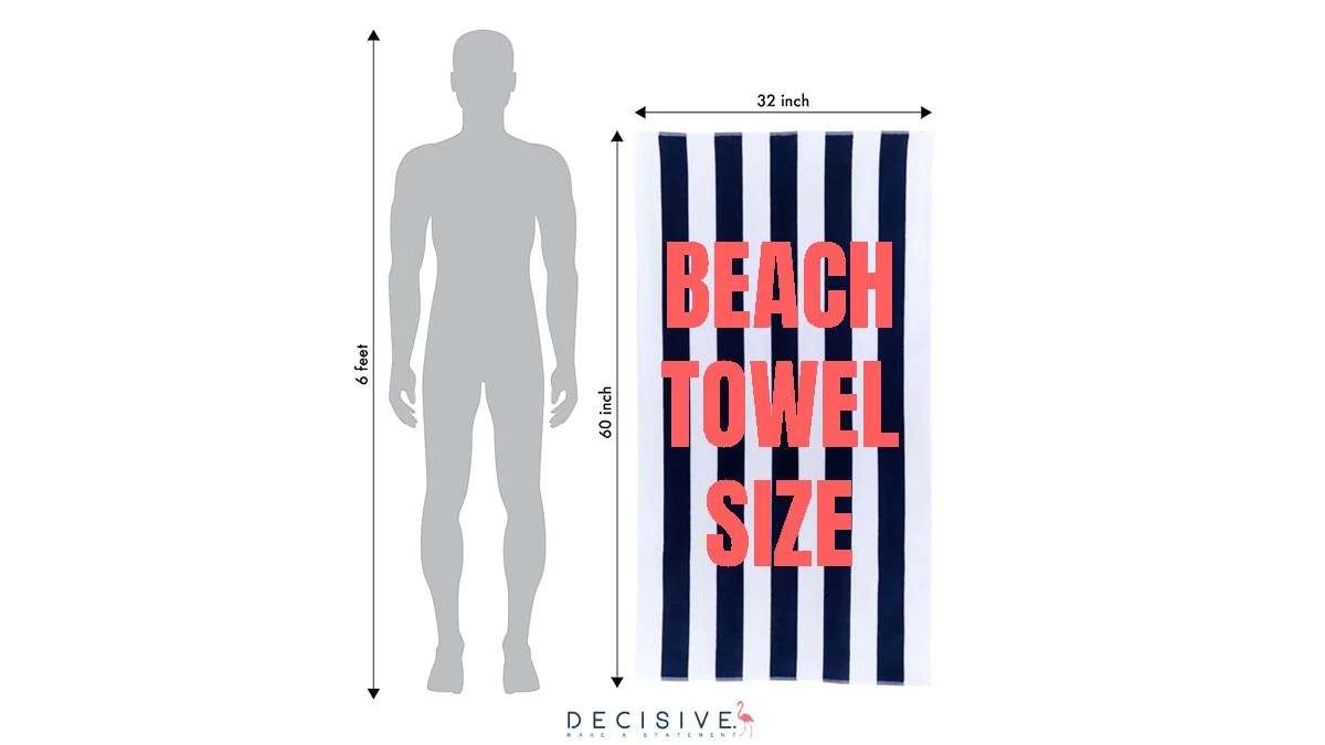 How big is a beach towel? Standard size and alternatives (2024)
