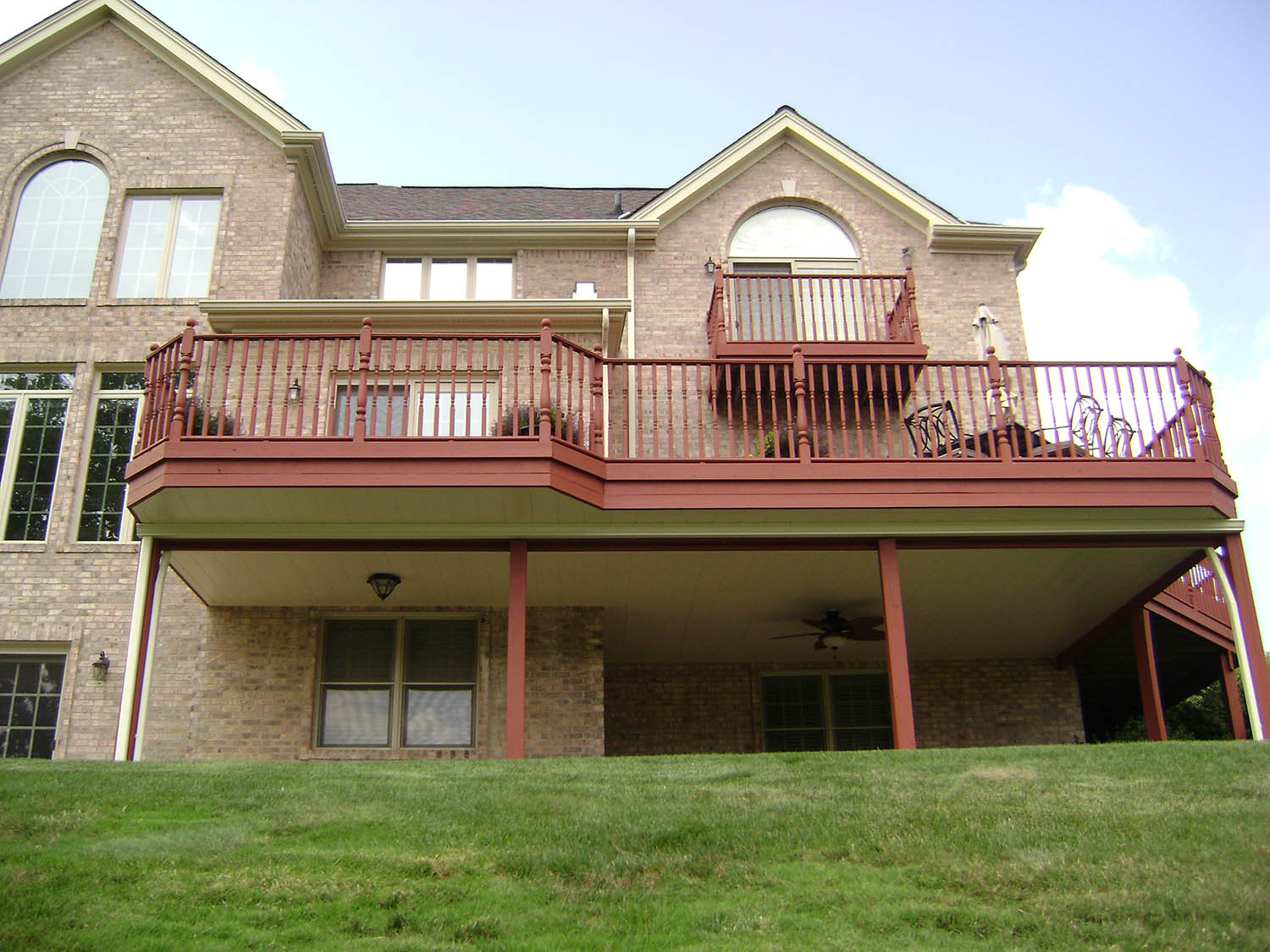 Deck Ceilings Gallery Under Deck Living Home Of The Under Deck