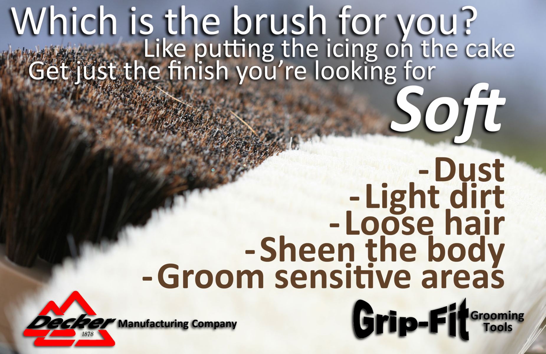 Grooming Brushes Decker Manufacturing Company