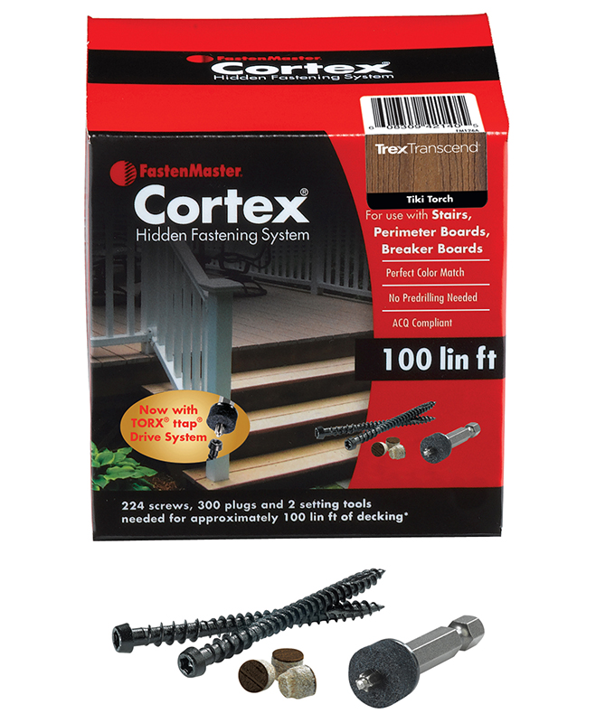 Cortex Hidden FastenersFastenmaster screws Fasica and DeckDeck