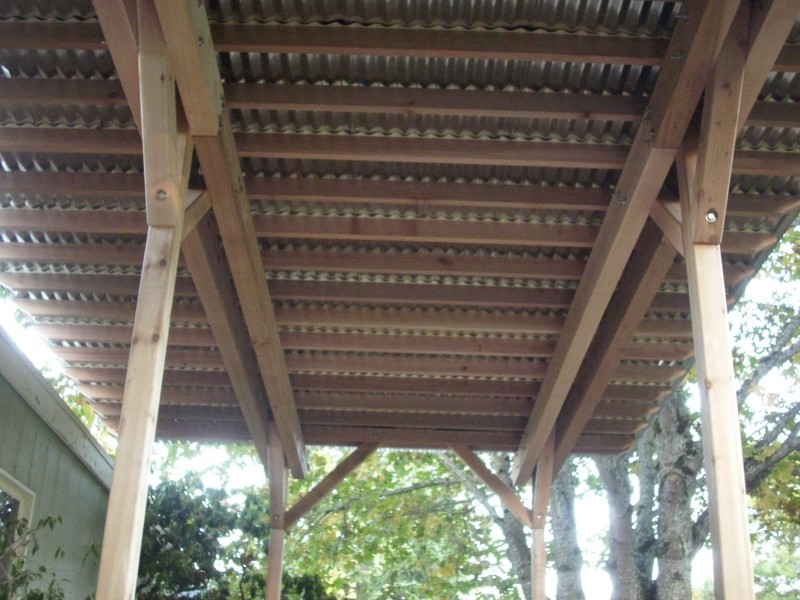 Corrugated Roofing Corrugated Roofing Overhang