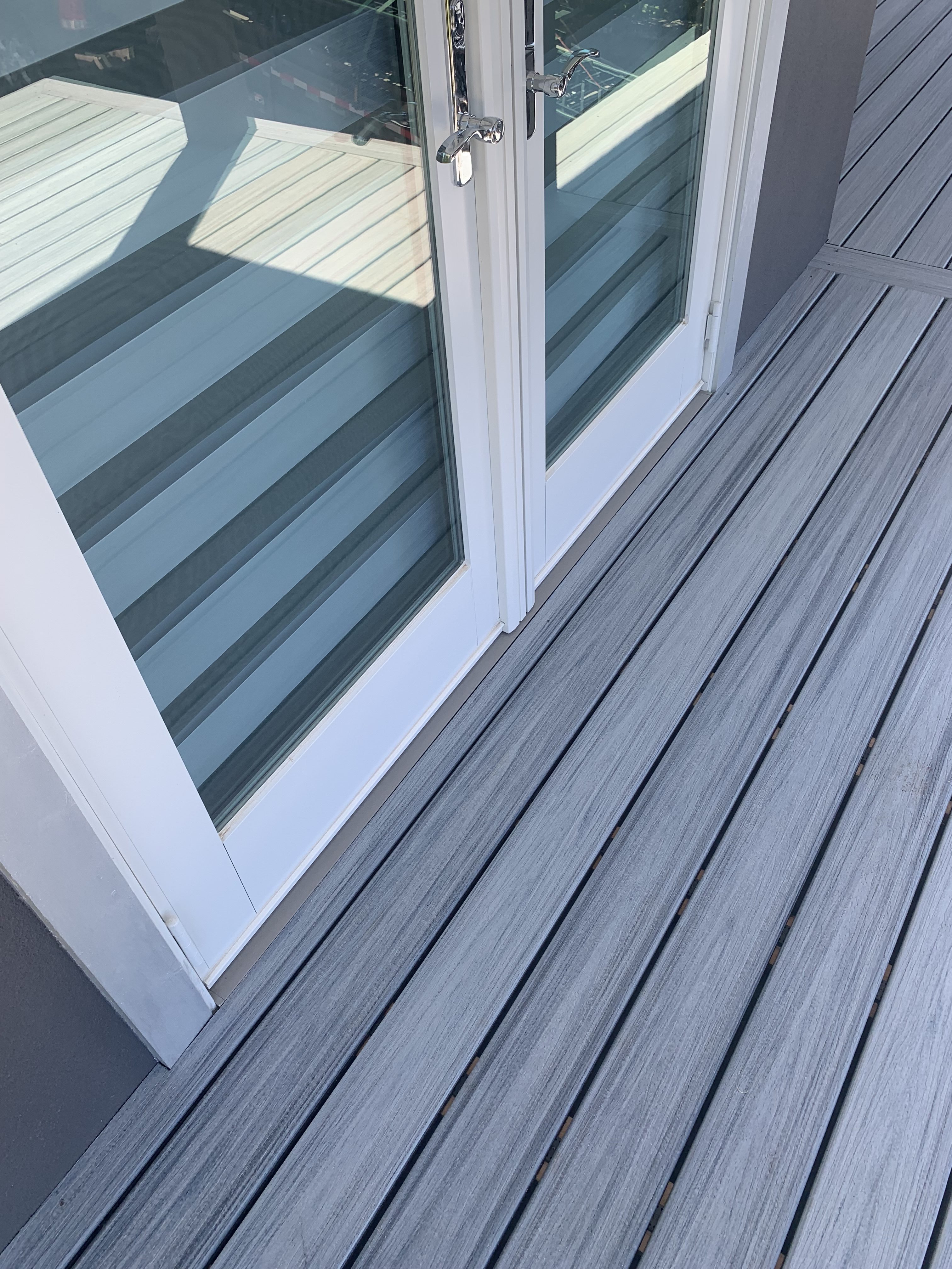 Burnaby Two Front Decks with Waterproof Membrane and New Railings
