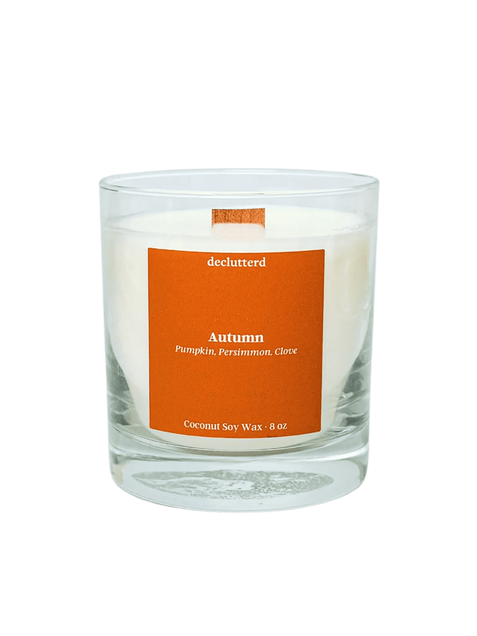 Premium Wood Wick Candles with Crackling Wick declutterd