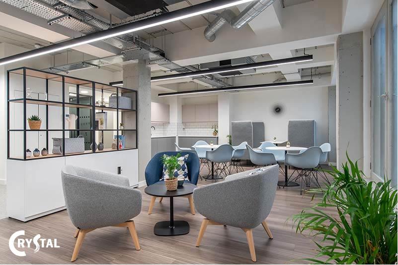 PANTRY ROOM DESIGNS FOR MODERN OFFICE 2020 Crystal Design TPL