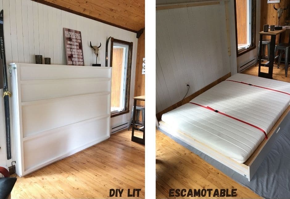 Lit escamotable pas cher à faire soi même Déconome