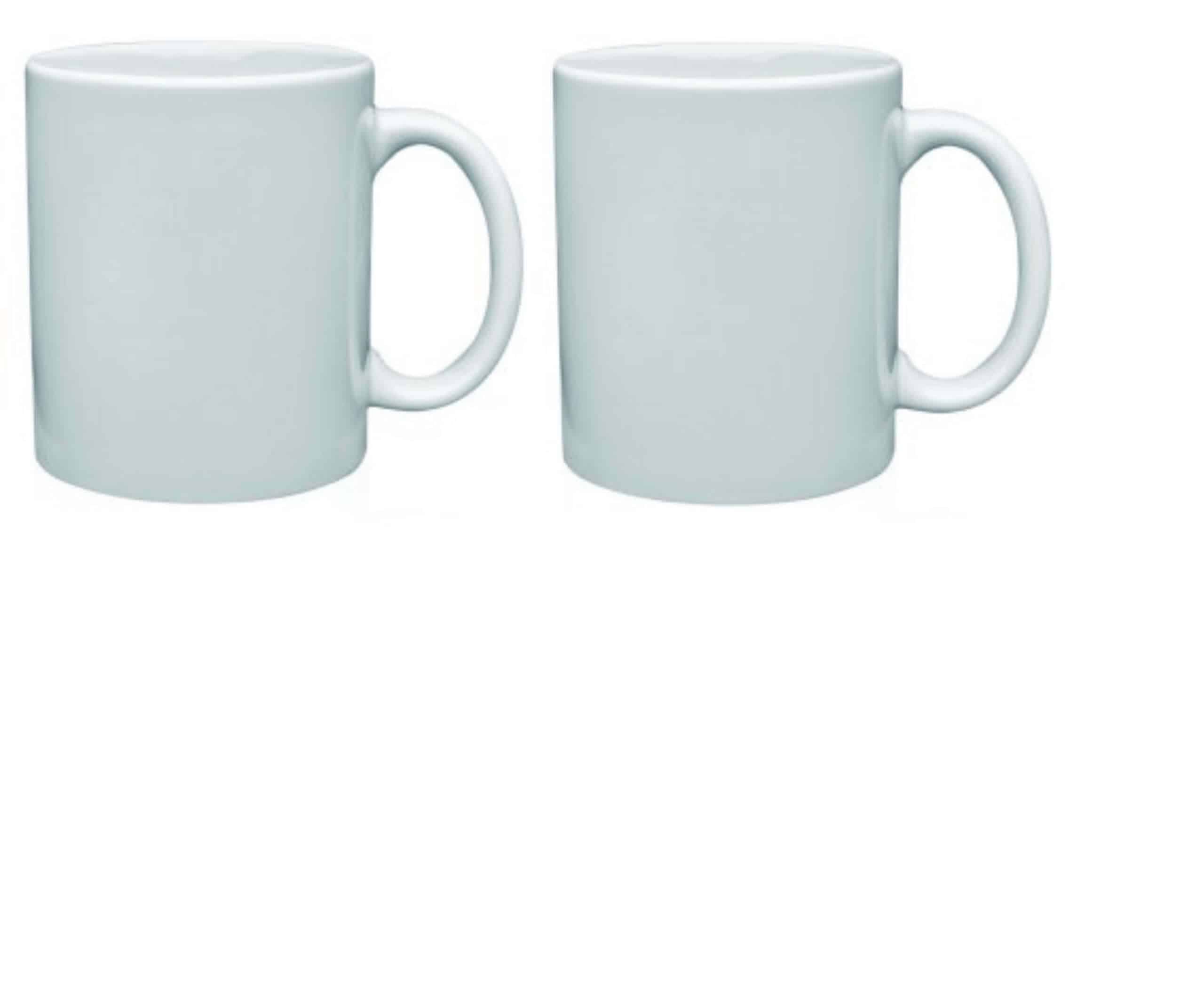 Coffee Mugs 12OZ white V shaped Porcelain Decor Essentials