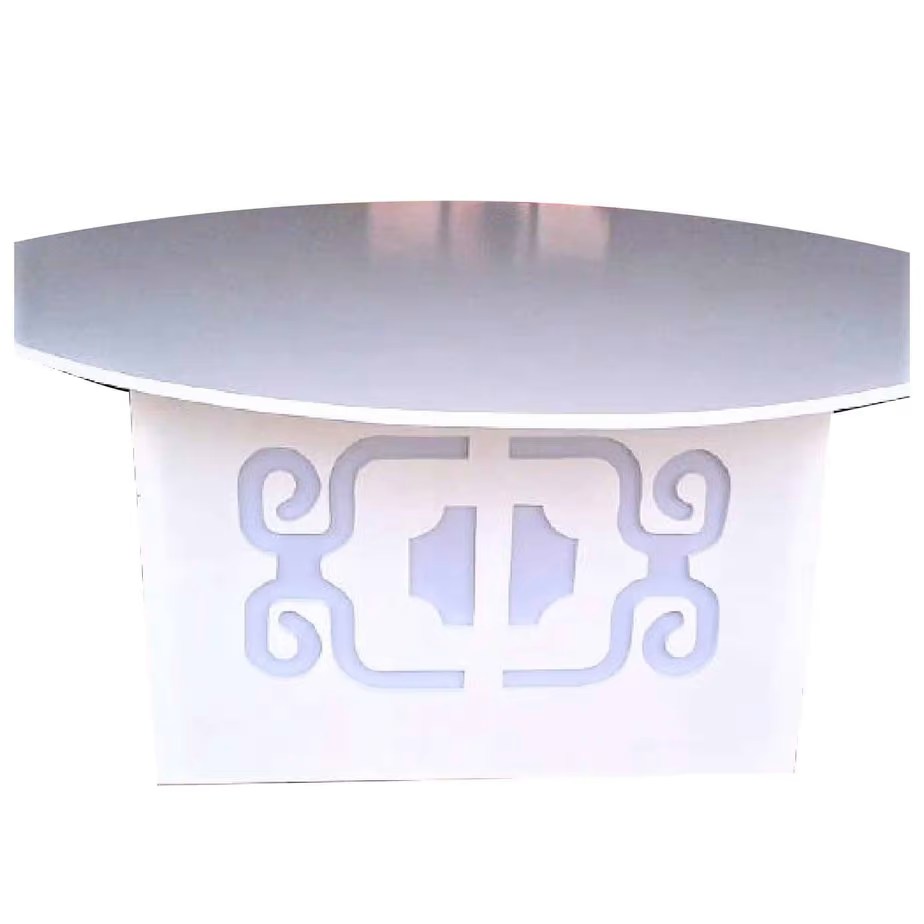 Round Fancy Wooden Coffee Table Decor Essentials