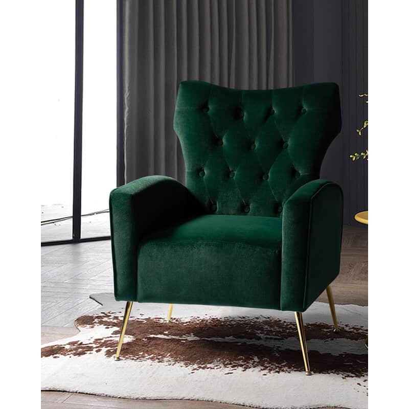 Tufted Wingback Chair Decor Essentials