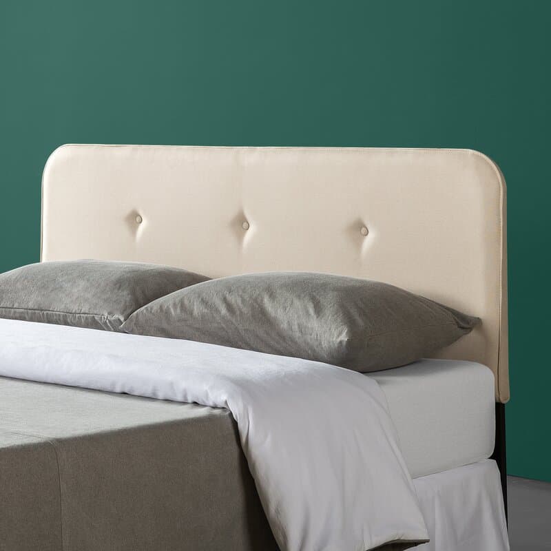 Buttoned Velvet Headboard Decor Essentials