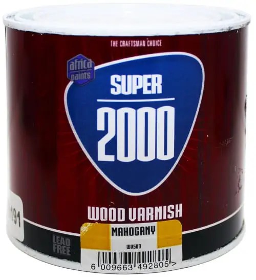 Africa Paint Wood Varnish Mahogany 1L Decor Essentials