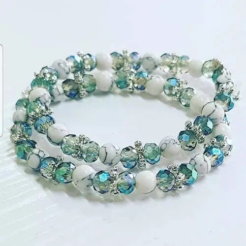 Handmade Marble Bracelets Pair Decor Essentials