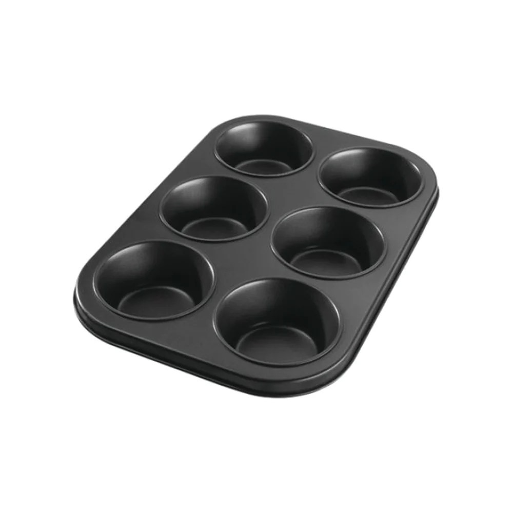 Muffin Pan NonStick 6 Cup Decor Essentials