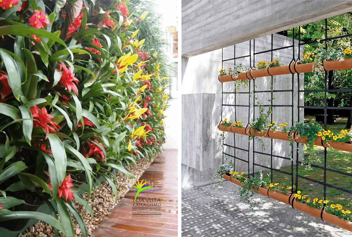 JARDIM E HORTA VERTICAL