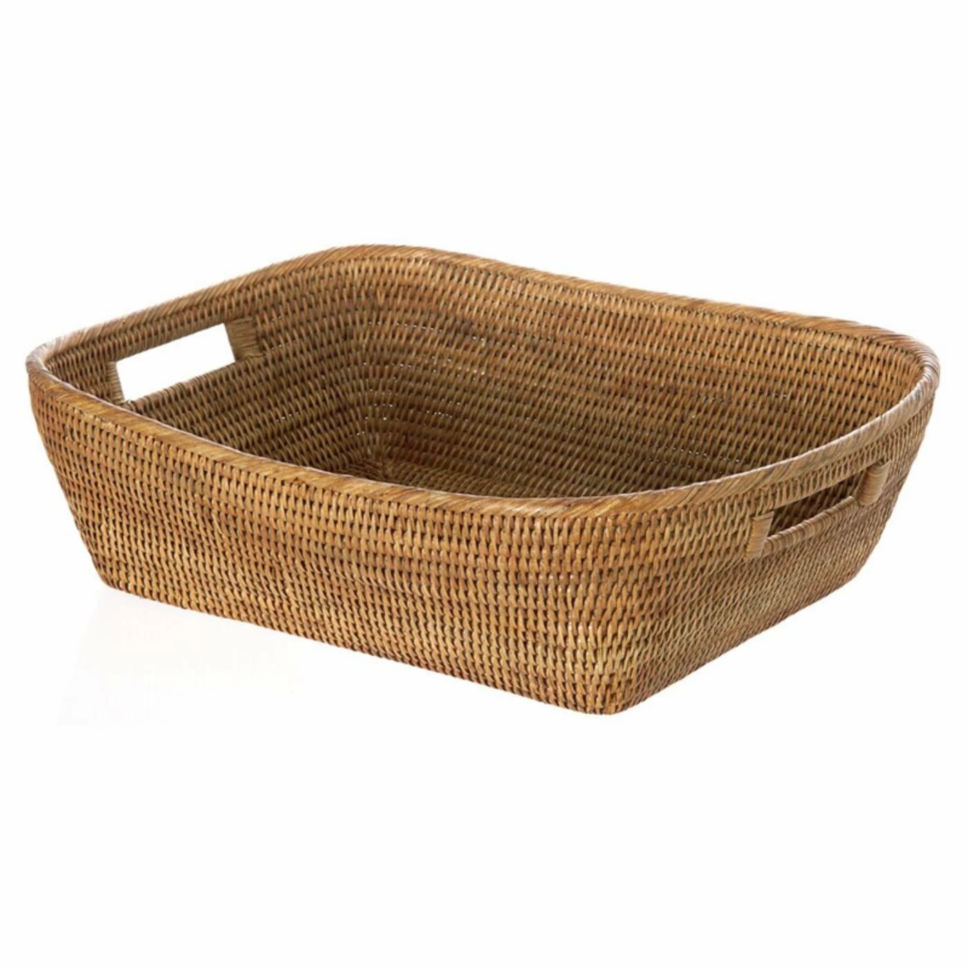 Brand new 👍 Decorative Storage Baskets KOUBOO La Jolla Handwoven Oblong Rattan Shelf Storage