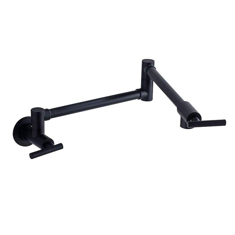 Double Joint Pasta Arm Pot Filler Kitchen Faucet Decoratormall