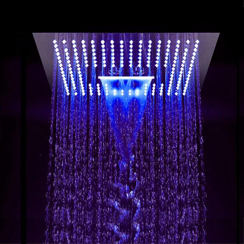 16 inch Luxurious HighEnd Square Rain Shower System with remote