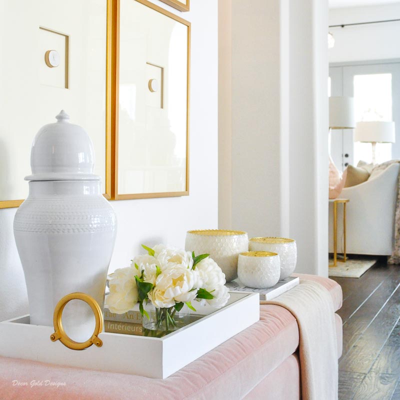 Winter Entryway Decor Gold Designs