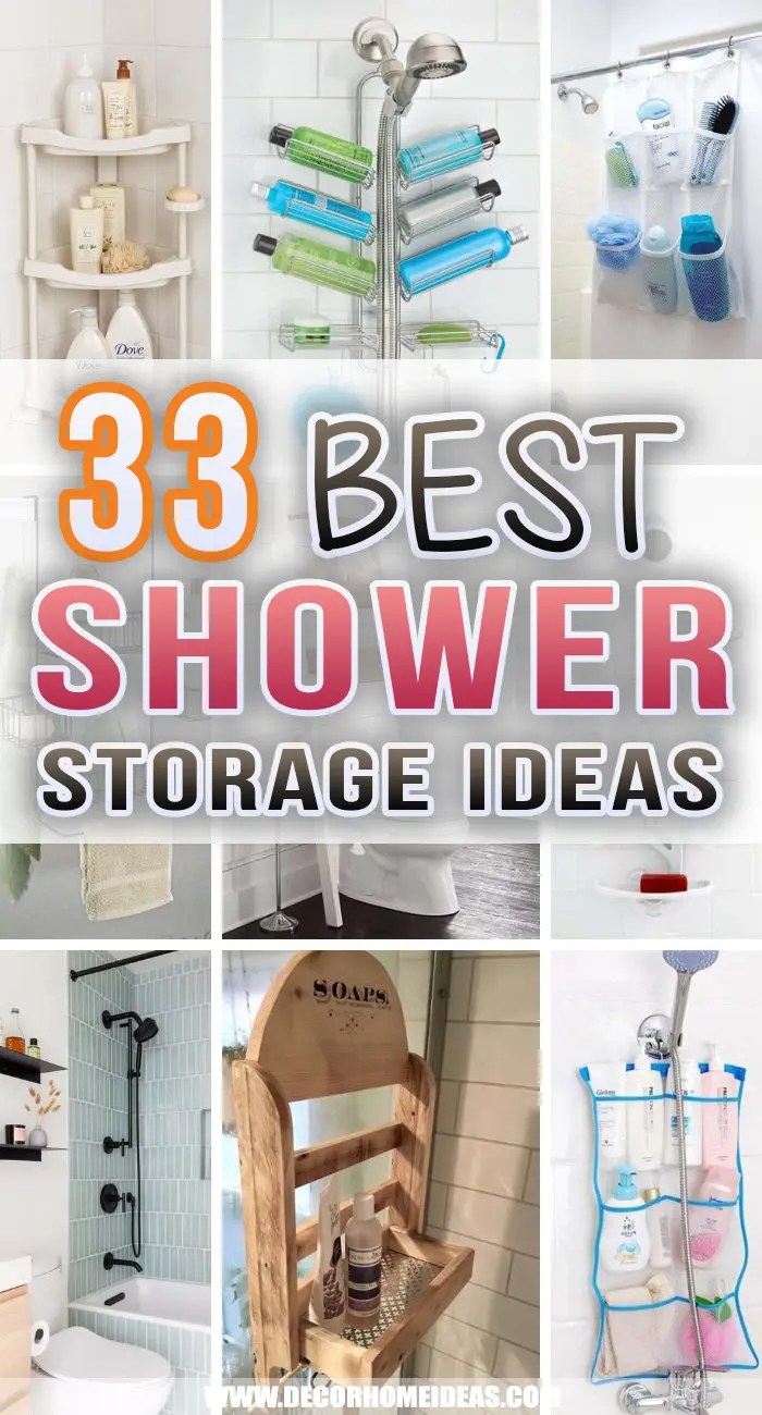 33 Best Shower Storage Ideas To Free Up More Space In The Bathroom