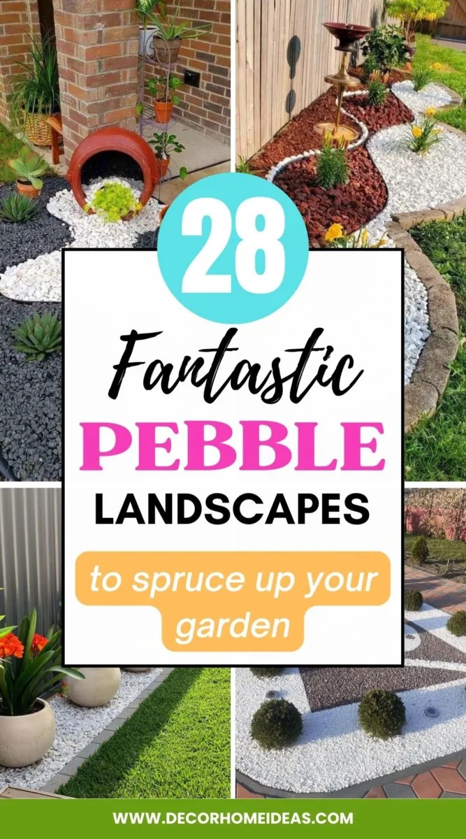 28 Stunning Pebble Landscapes To Make Your Yard A Perfect Spot