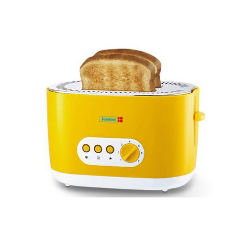 Buy Scanfrost Model 2 Slice Toaster Yellow Color SFKAT2001