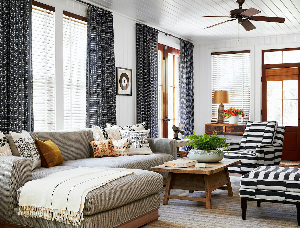 How To Hang Curtains Over Blinds In An Apartment