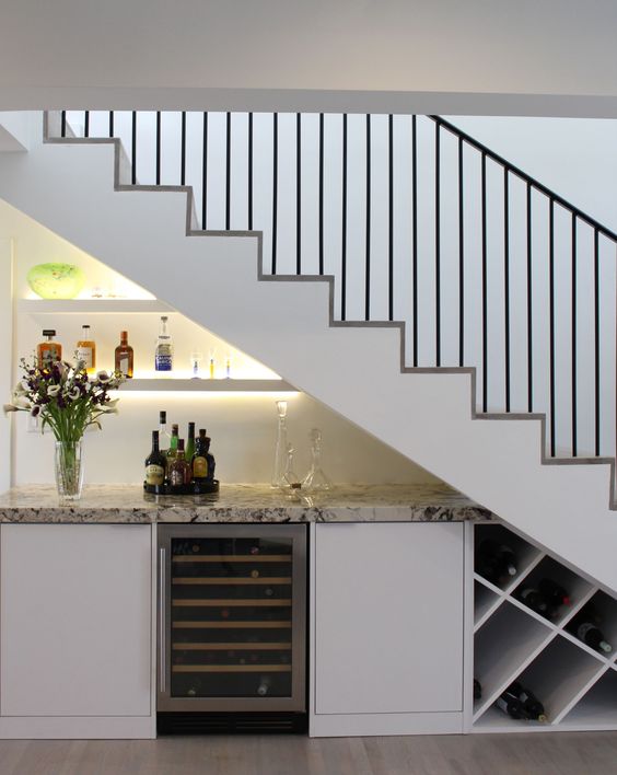 11 Clever Ways to Use the Space Under the Stairs Decorrect