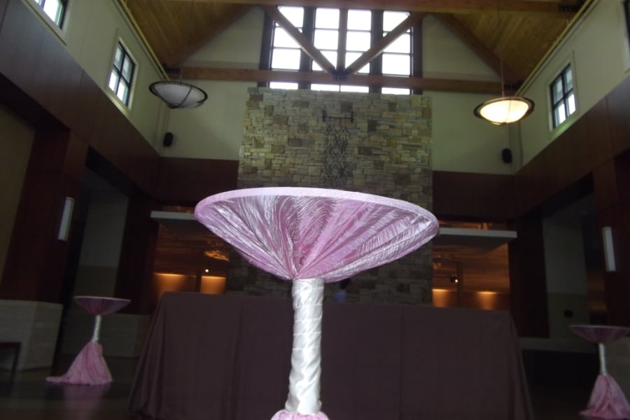 Decor To Adore Crinkle Table Linen Rental and Install, Birmingham, AL