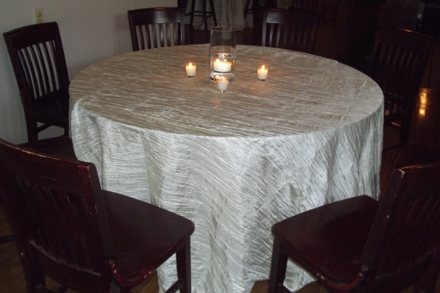 Decor To Adore Crinkle Table Linen Rental and Install, Birmingham, AL