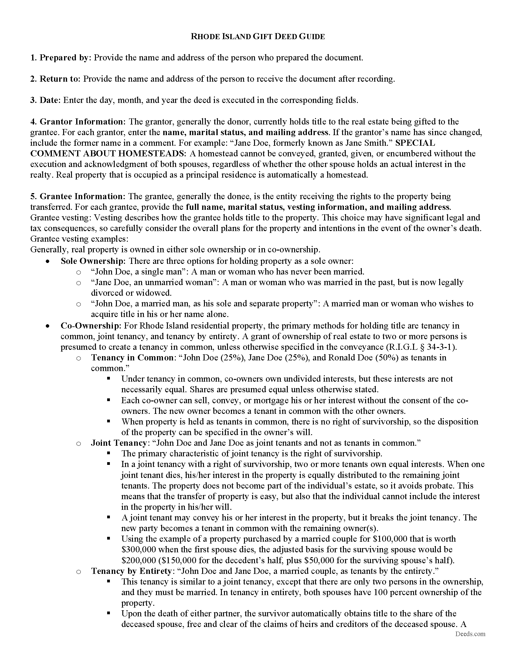 Douglas County Gift Deed Form Oregon