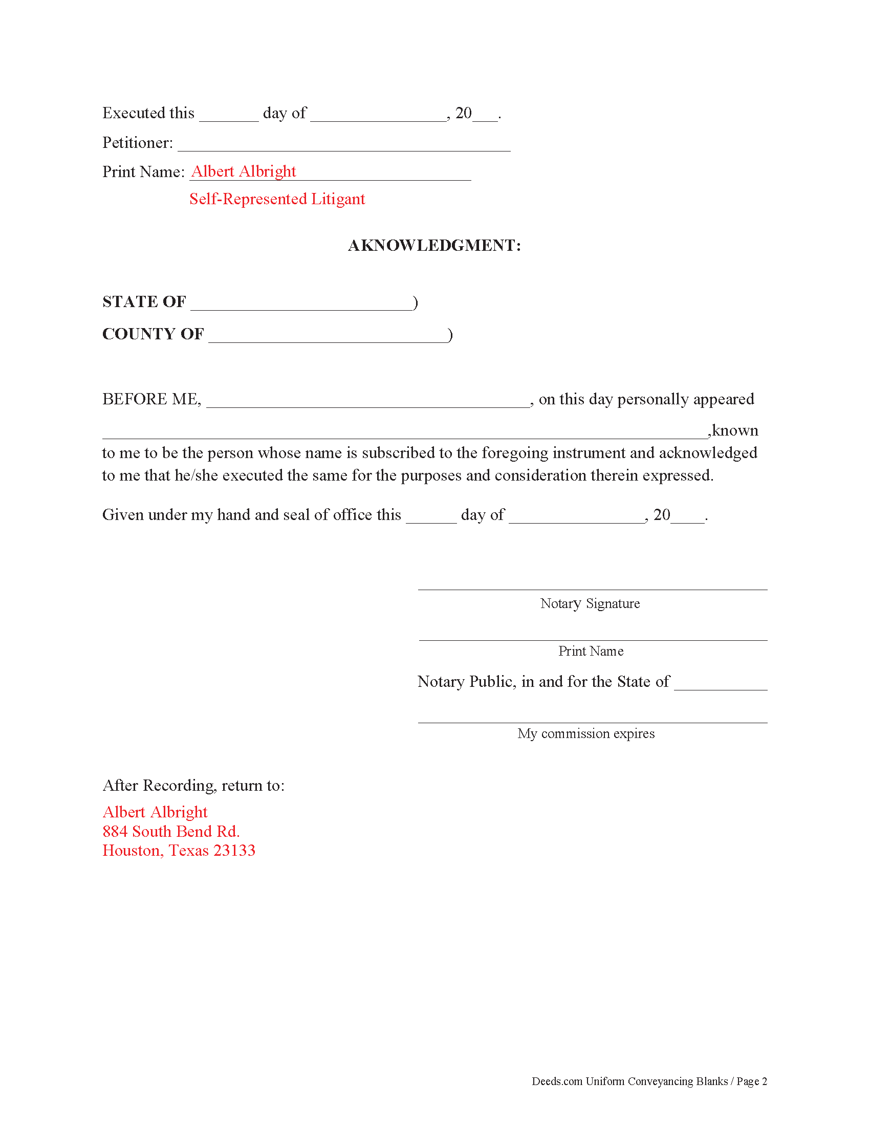 Dallas County Lis Pendens Release Form Texas