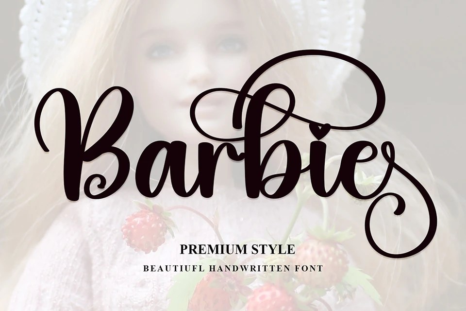 Barbie Font - Free Download & Preview | Deefont