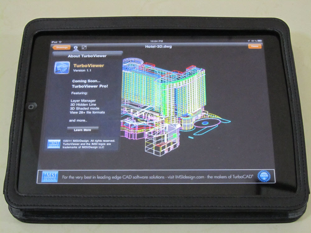 IMSI/Design Releases The First 3D DWG Viewer For iPad