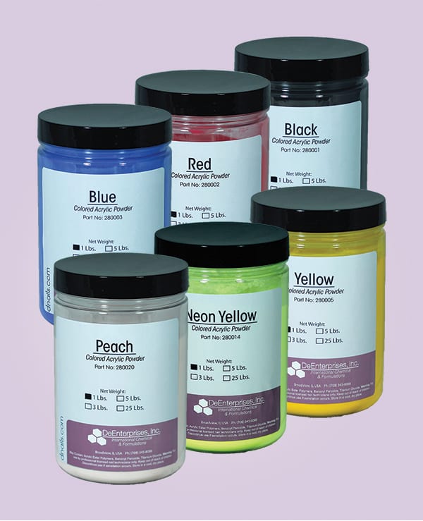 Colored Dip or Acrylic Powder Bulk Size Wholesale Nail Supply