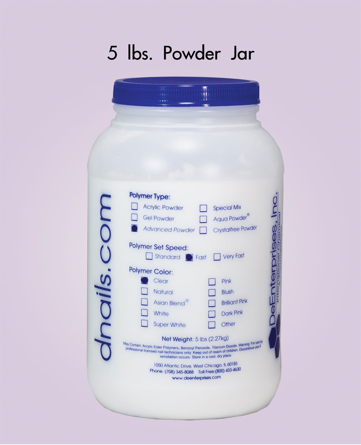 Advanced Acrylic Powder Set Fast Dry Nail Polish