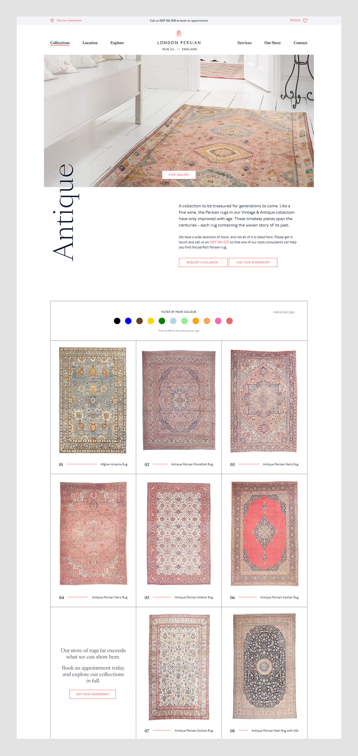 London Persian Rug Company British brands by Deep, creative agency