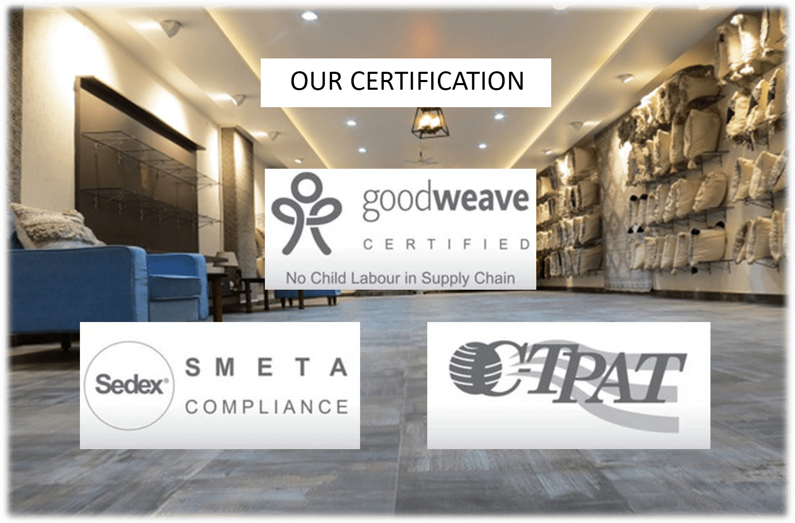 Certification Deepak Rugs