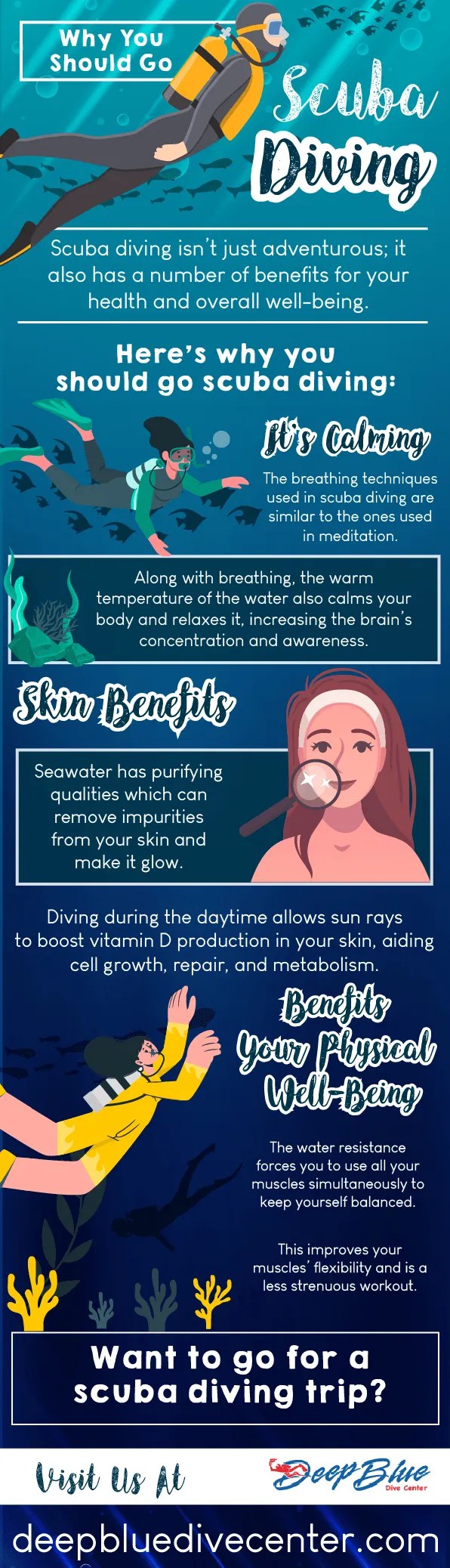 Why You Should Go Scuba Diving Deep Blue Dive Center