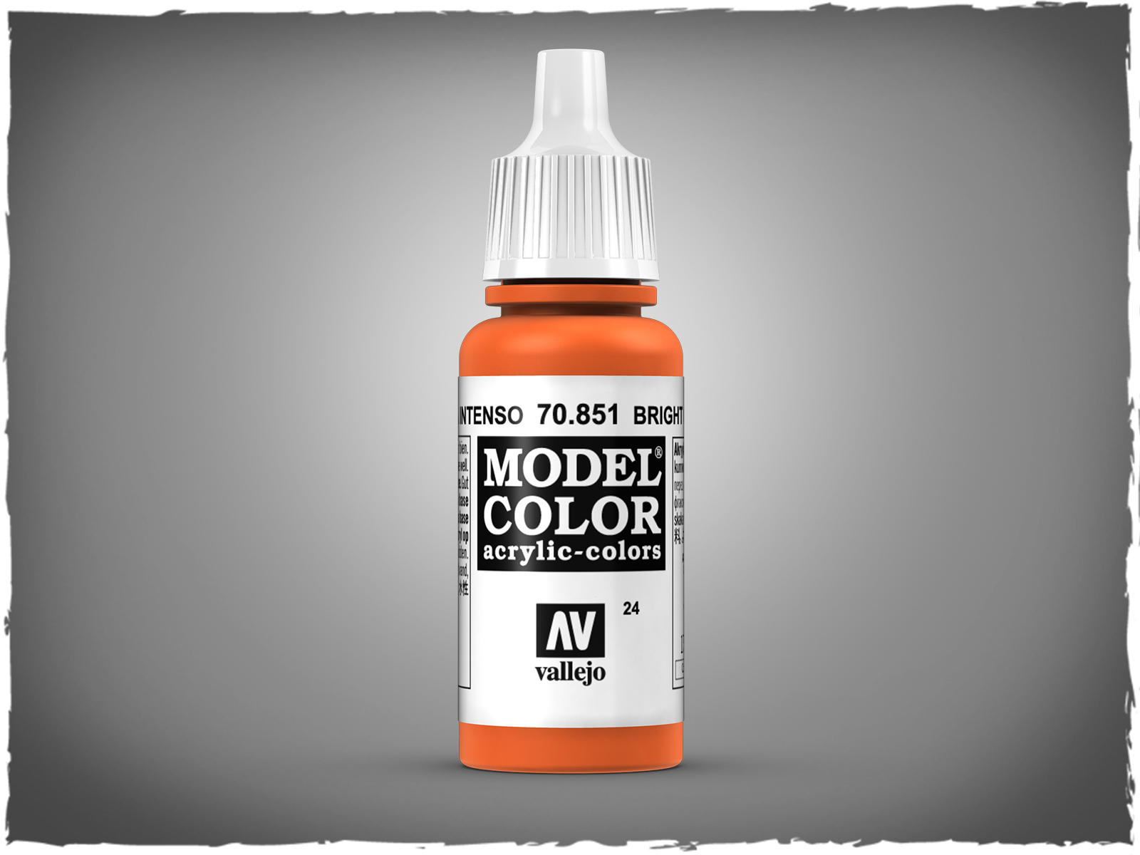 Vallejo Model Color acrylic paint 70.851 Bright Orange DeepCut Studio