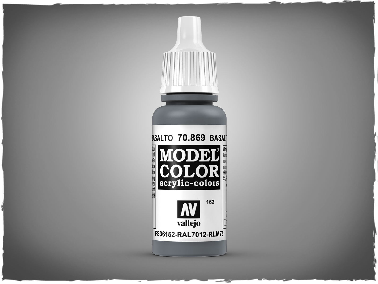 Vallejo Model Color acrylic paint 70.869 basalt grey DeepCut Studio