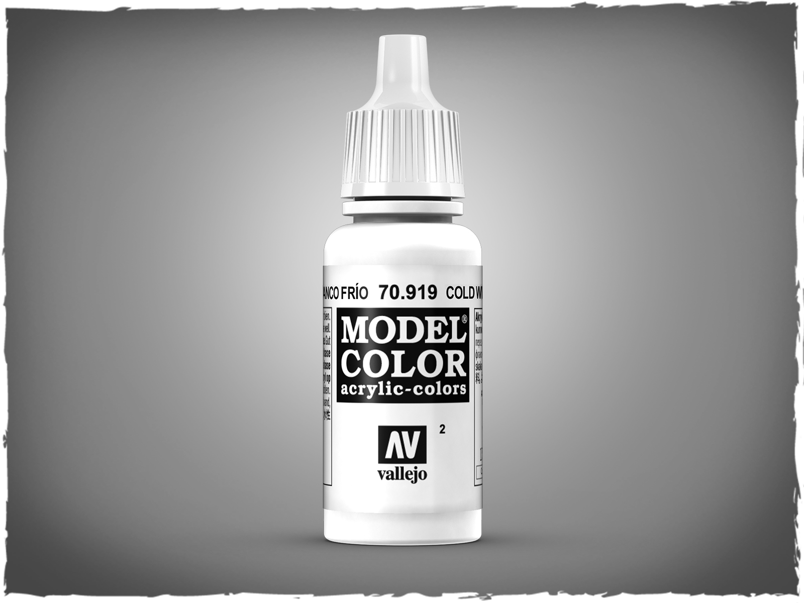 Vallejo Model Color acrylic paint 70.919 Cold White DeepCut Studio