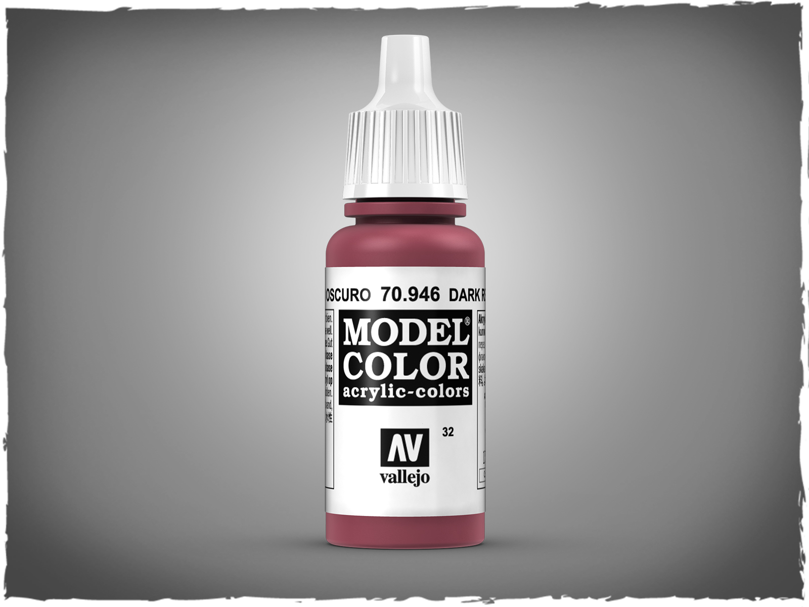 Vallejo Model Color acrylic paint 70.946 Dark Red DeepCut Studio