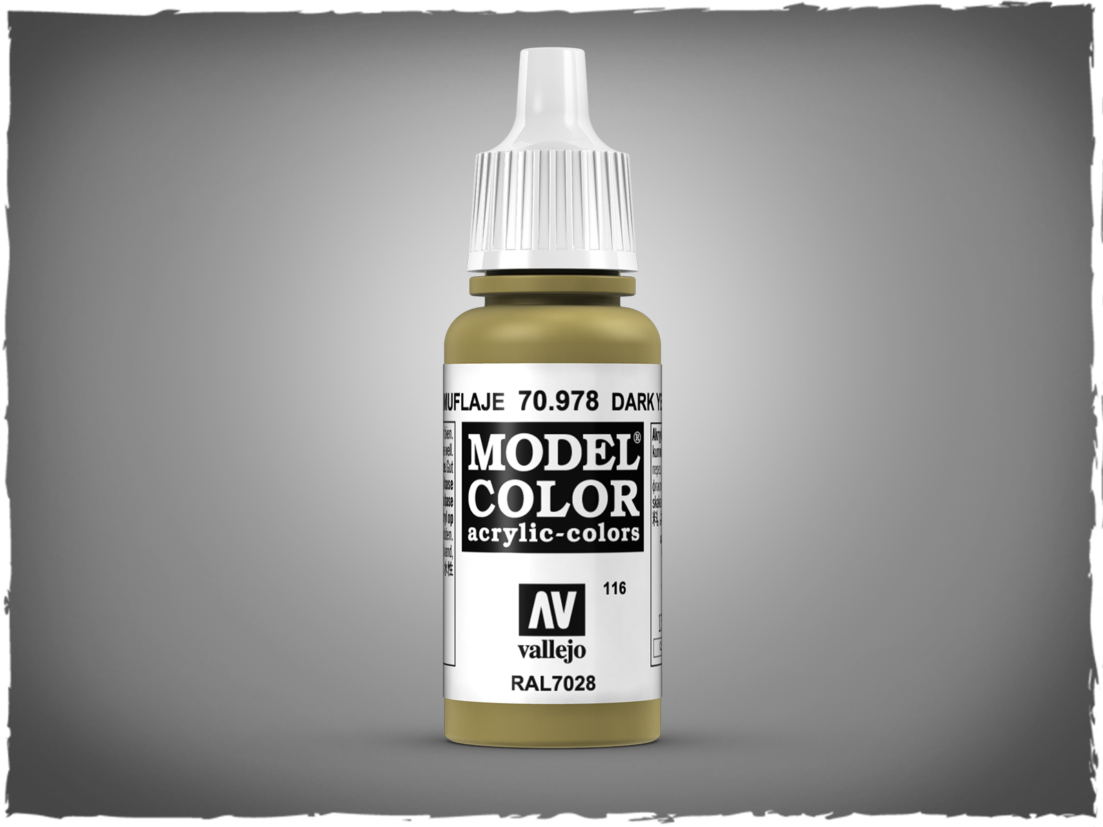 Vallejo Model Color acrylic paint 70.978 Dark Yellow DeepCut Studio