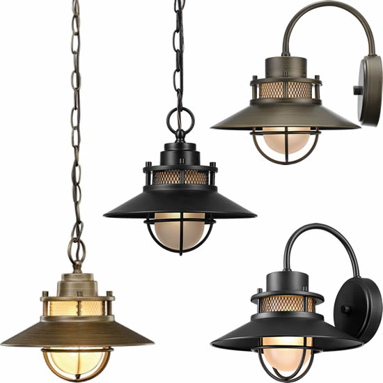 Beach House, Nautical and Coastal Style Outdoor Lighting Deep