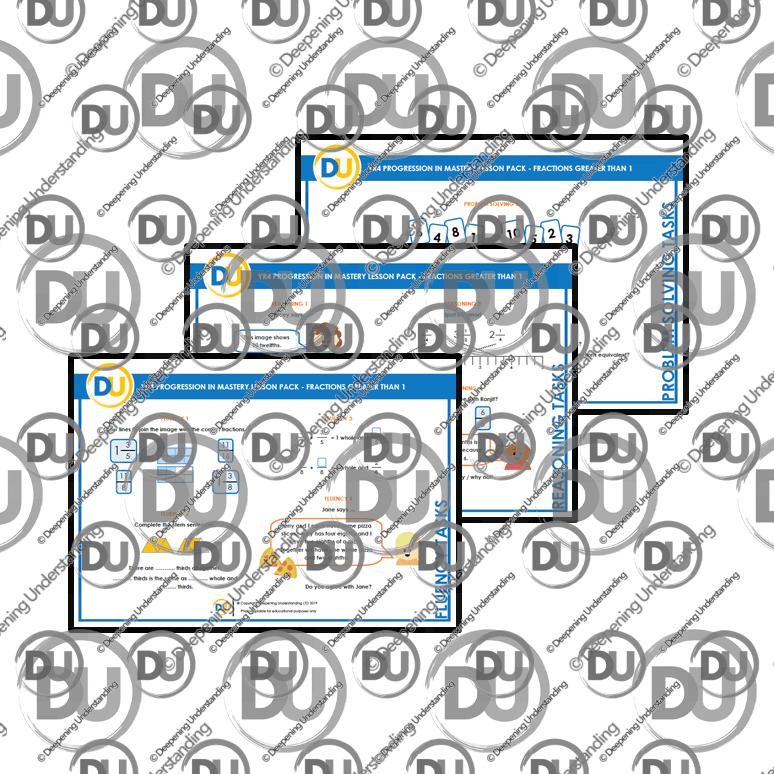 YR4 Progression in Mastery Pack 058 Fractions Greater Than 1