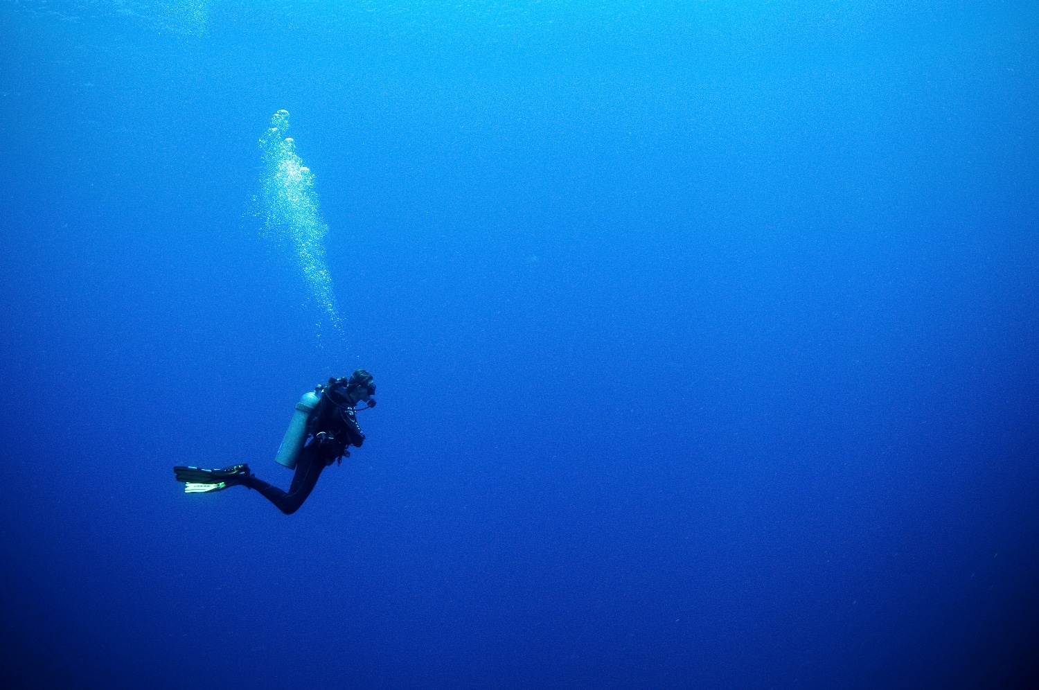 Going Deep Whilst Scuba Diving